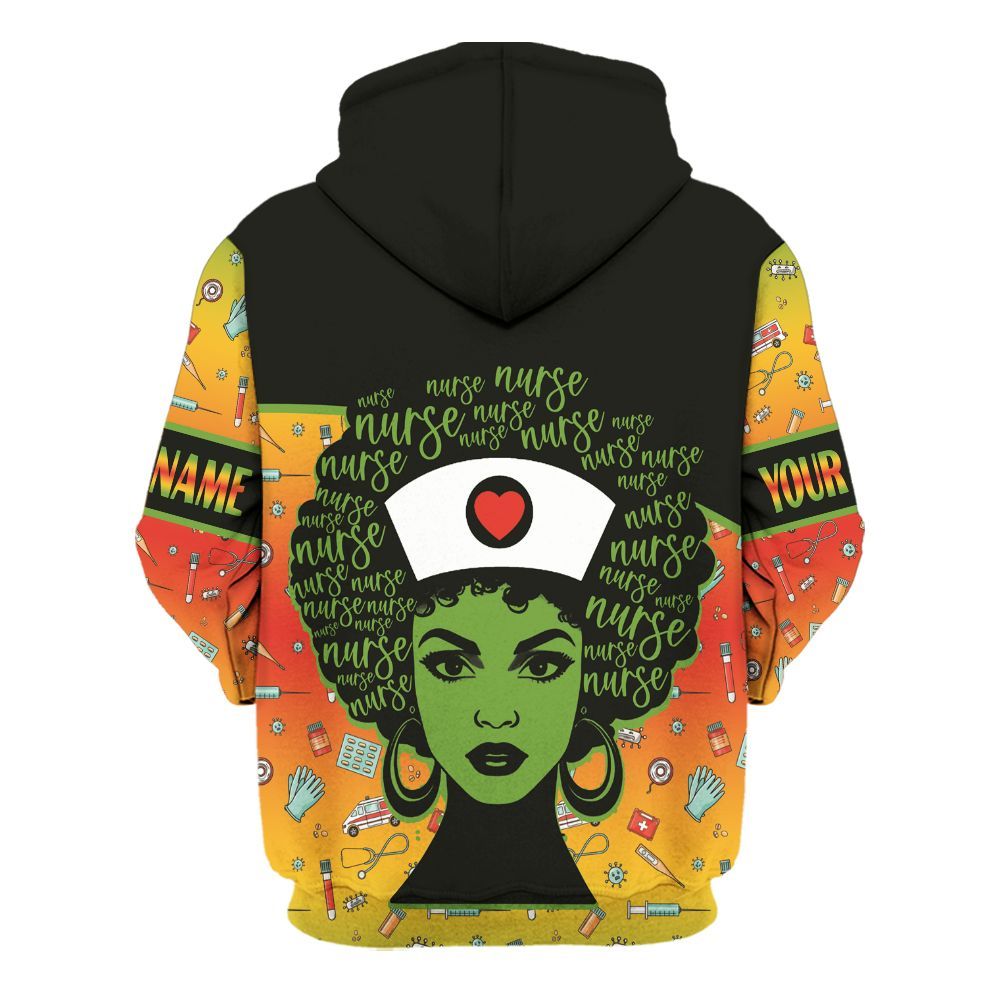 Amare Box Nurse Shirt, Black Nurse Magic Shirt, Custom Name Shirt, Black Nurse, Nurse Stuff, Nurse Clipart, Gift For Nurse Unisex Hoodie