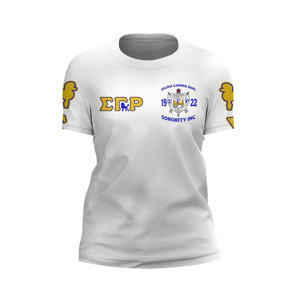 Ireishprint Sigma Gamma Rho Shirt, Pretty Poodles 1922 Sigma Gamma Rho Sorority Shirt