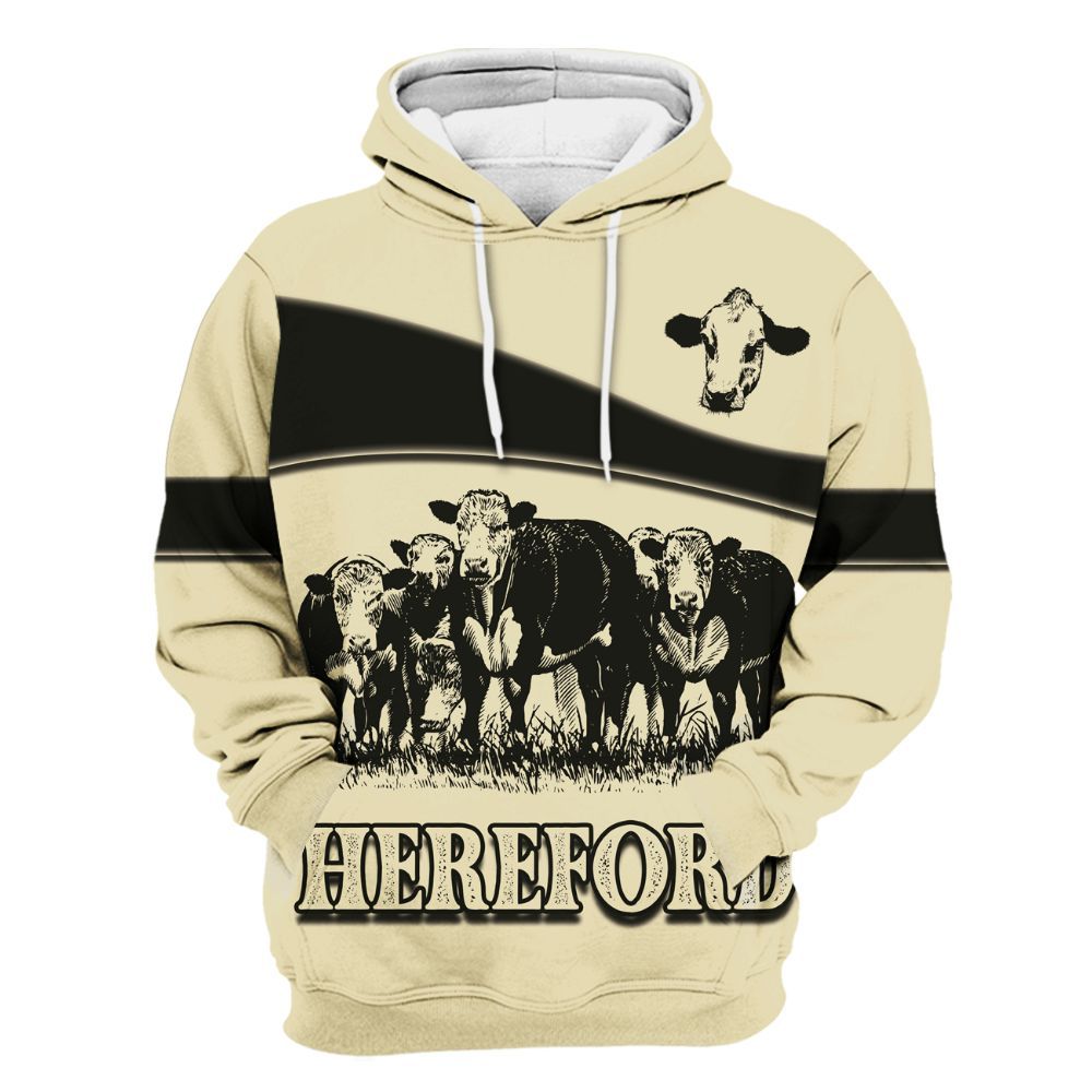 Amare Box Cow Farm Shirt, Cow Crew Farm, Hereford Cow, Farm Cow, Cow Shirt, Farm Shirt, Cow Lover, Custom Name Gift Shirt For Farmer Unisex Hoodie