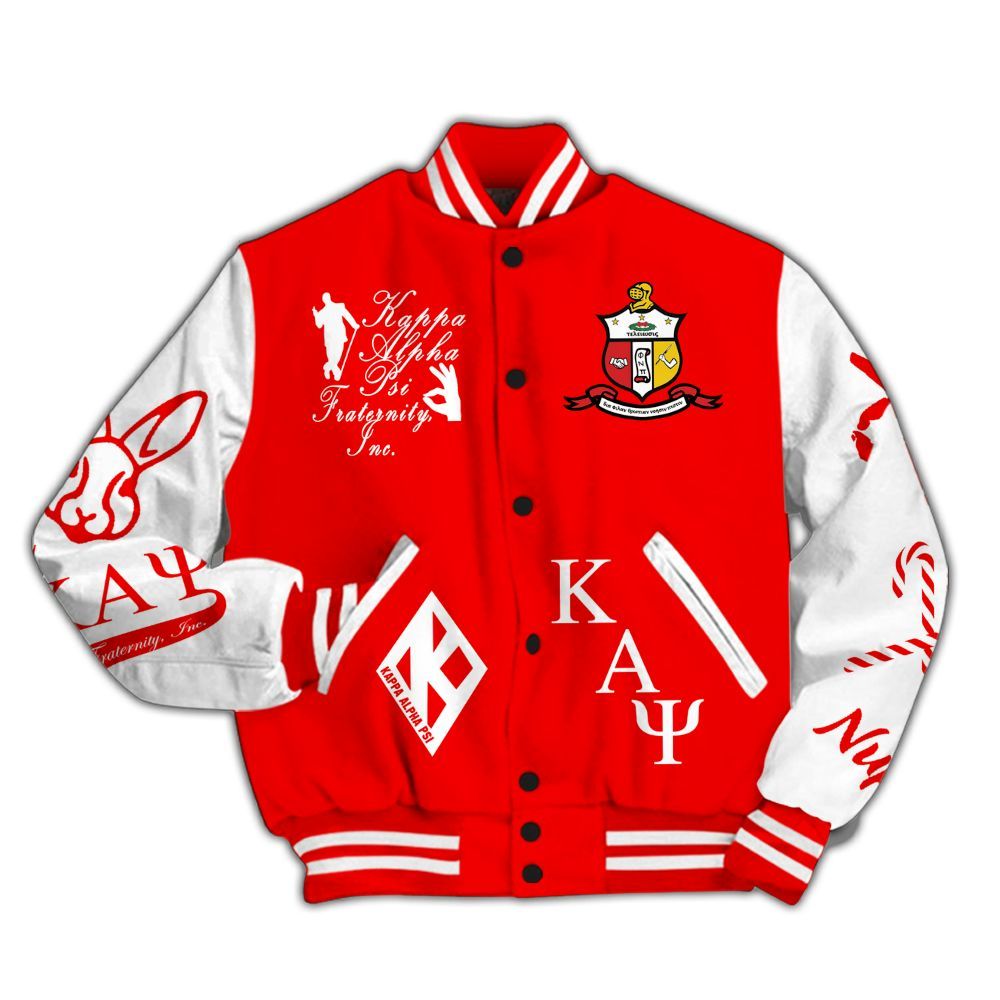 Ireishprint ΚΑΨ Varsity Jacket, Achievement In Every Field Of Human Endeavor Jacket ΚΑΨ Fraternity Jacket