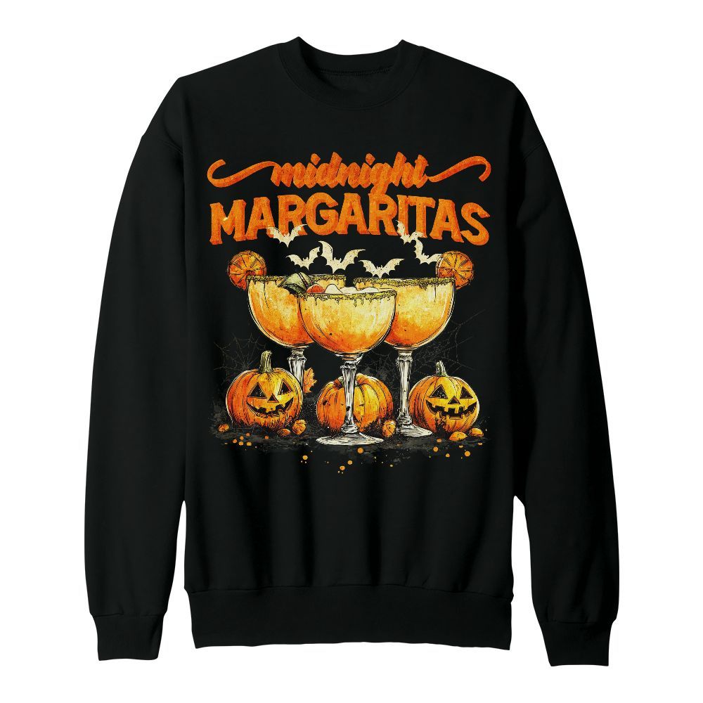 Amare Box Margaritas Halloween Shirt, Retro Practical Magic Midnight Margaritas Design Gift For Fan Unisex Sweatshirt