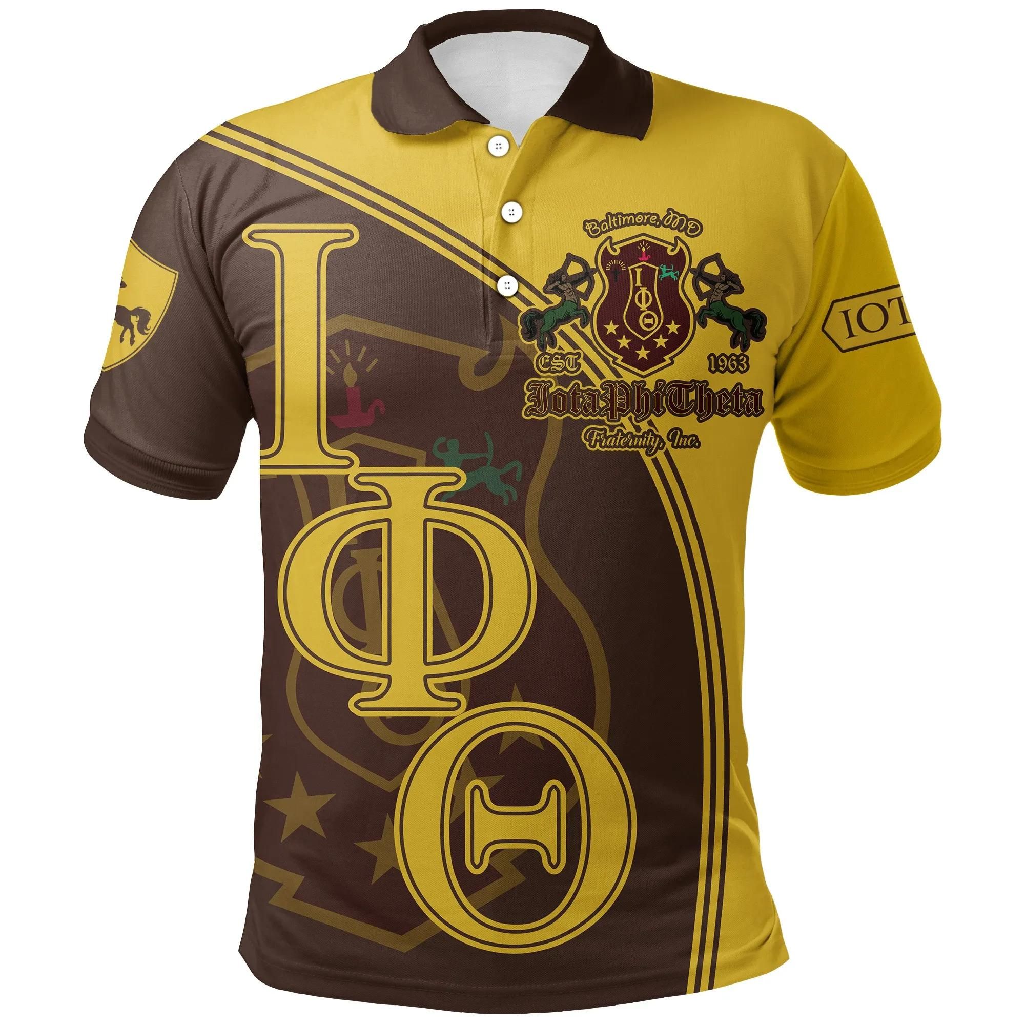 Iota Phi Theta Polo Shirt - Personalised Style A21