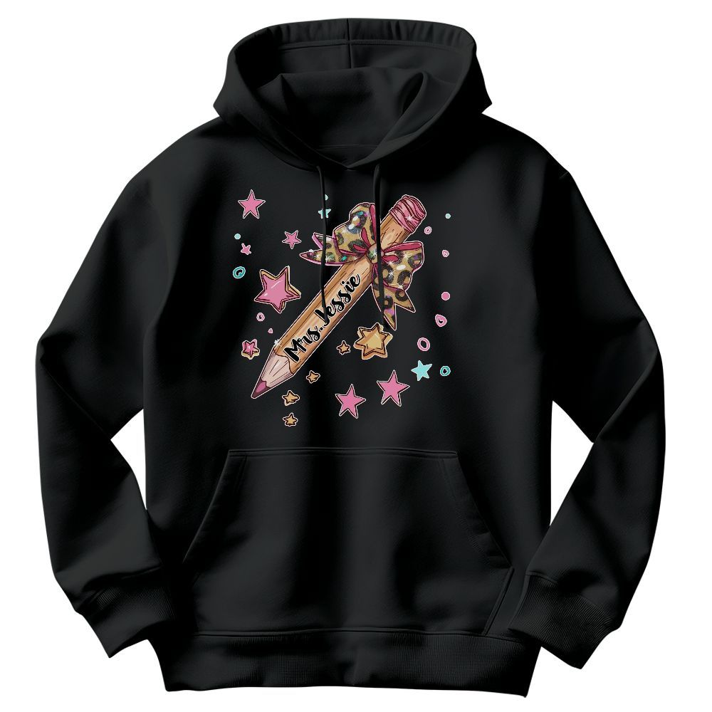 Amare Box Back To School Coquette Bus Custom Shirt, Cute Pastel, Retro Kids Funny First Day School Elementary School Unisex Gift Unisex Hoodie