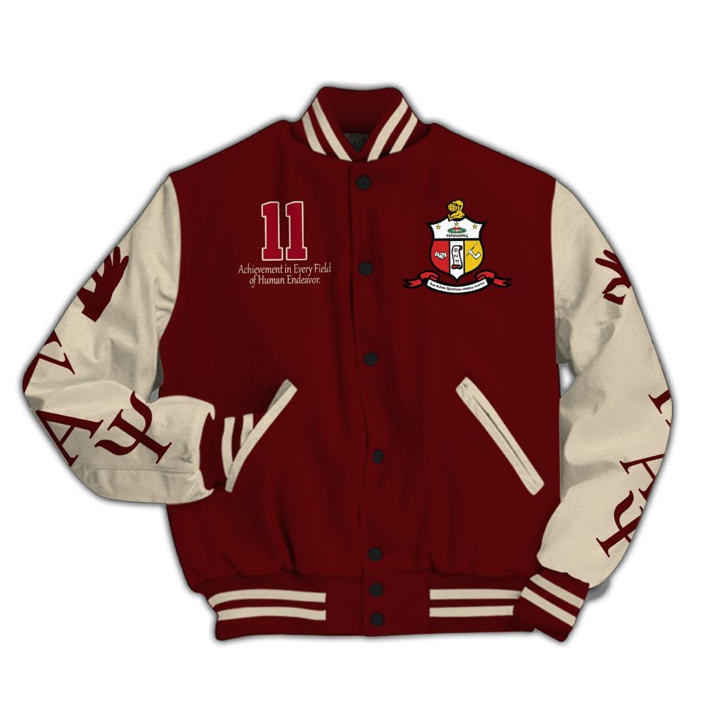 Ireishprint ΚΑΨ Varsity Jacket, Diamond Legacy K Varsity Jacket ΚΑΨ Fraternity Jacket