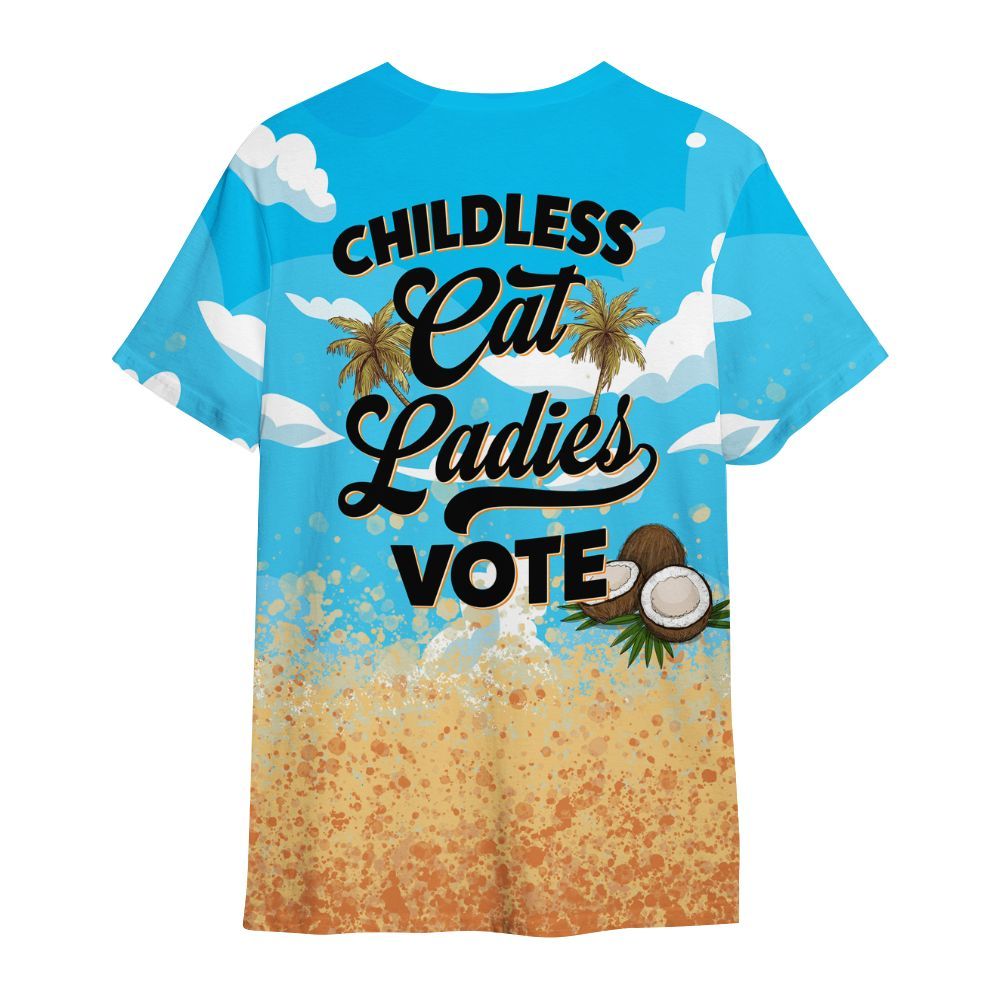 Amare Box You Think You Just Fall Out Of A Coconut Tree Shirt, Voting 2024 Madam Presidential Election All Over Print Unisex Shirt