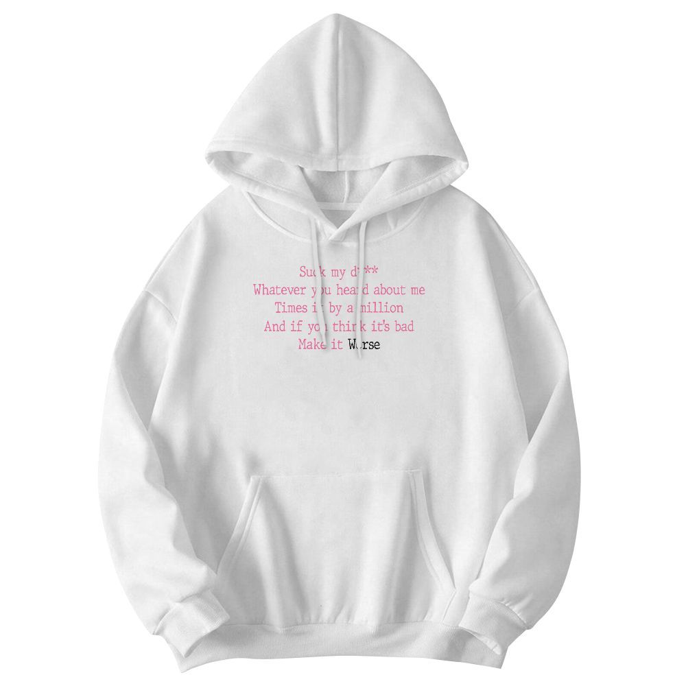 Amare Box Leah Loves Island Shirt, Funny Quote Make It Worse Retro, Beach Summer Collage Trendy Graphic Unisex Hoodie