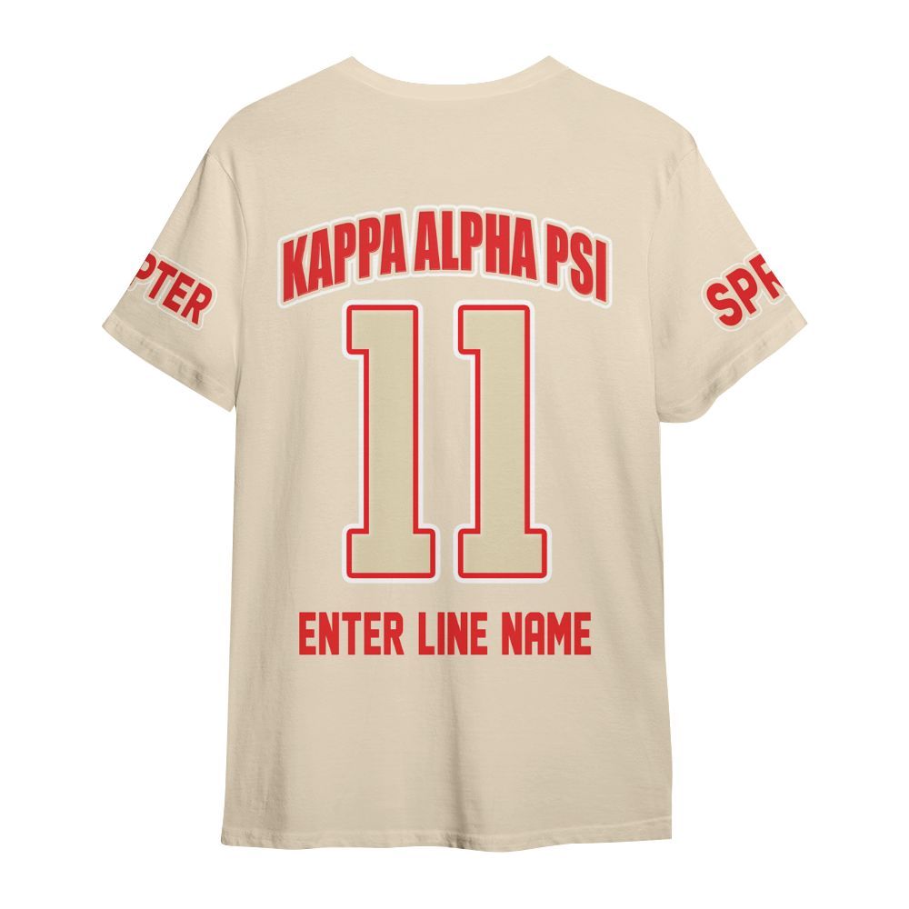 Ireishprint ΚΑΨ Custom Chapter Shirt, Personalized Krimson Kream Shirt 1911 Fraternity Shirt