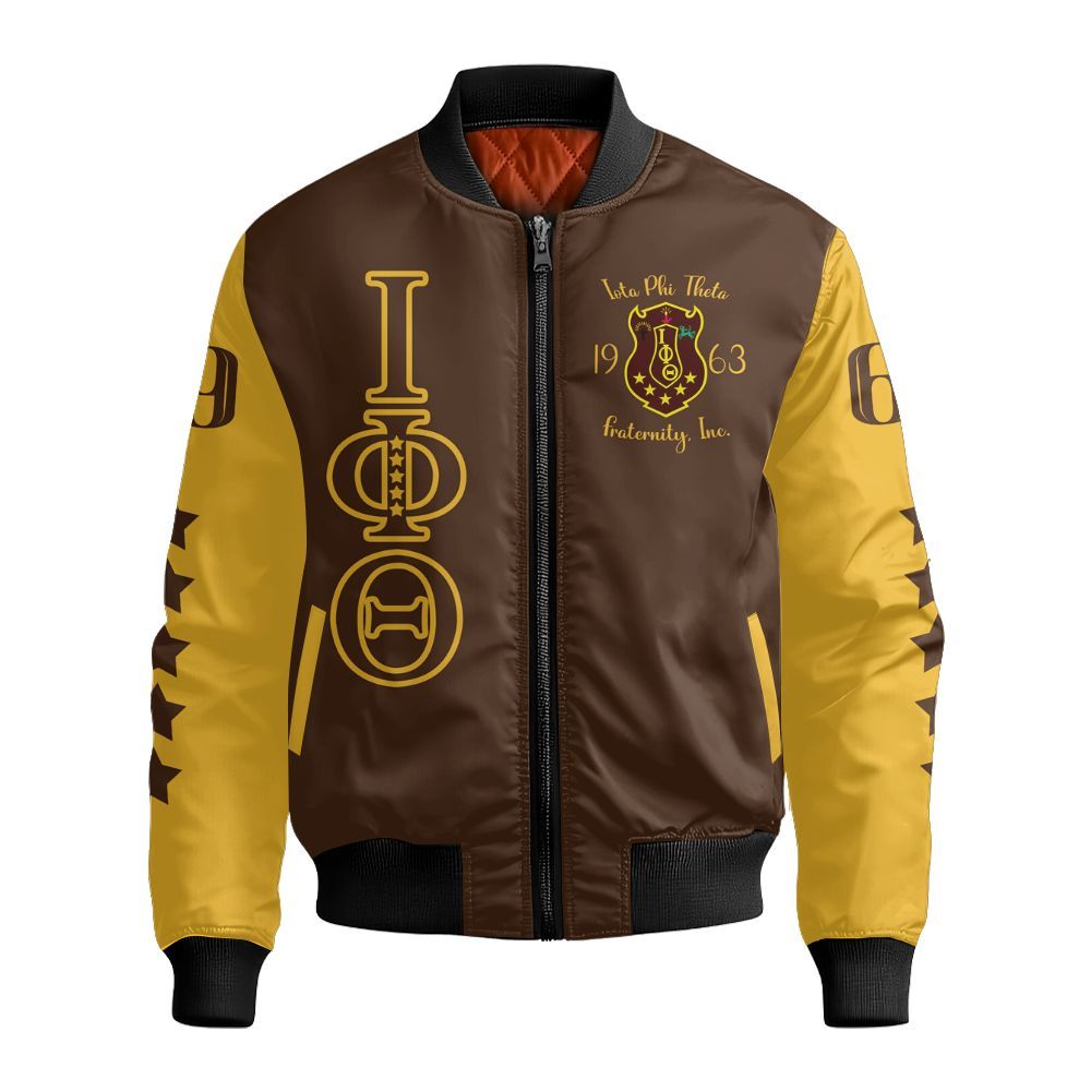 Ireishprint Iota Phi Theta Bomber Jacket, Centaurs Bomber Jacket Iota Phi Theta Fraternity Bomber Jacket