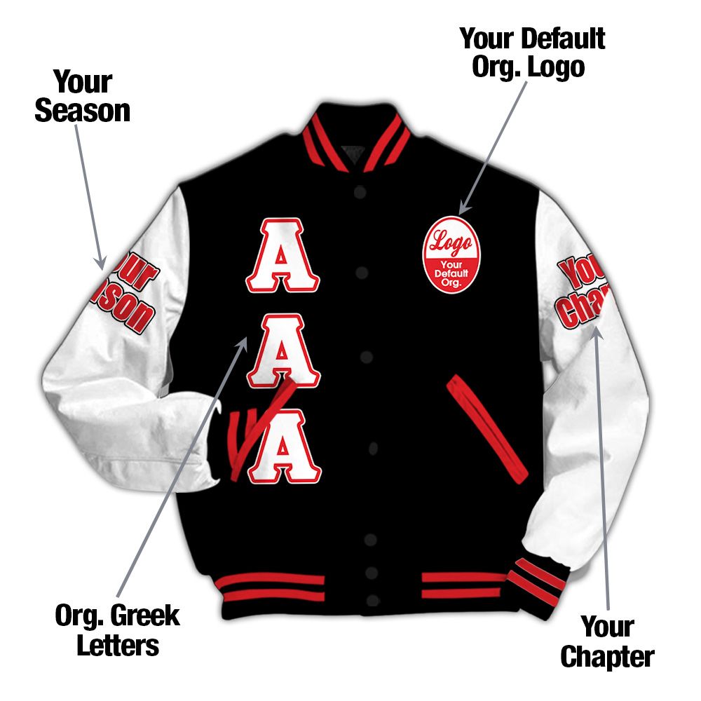 Custom Chapter Varsity Jacket, Delta Sigma Theta 1913 Sisterhood Sorority Jacket