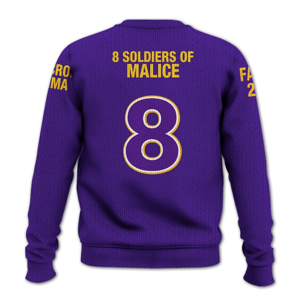 Ireishprint ΩΨΦ Custom Probate Line Shirt, Personalized Purple Shirt ΩΨΦ 1911 Fraternity Knitted Sweater