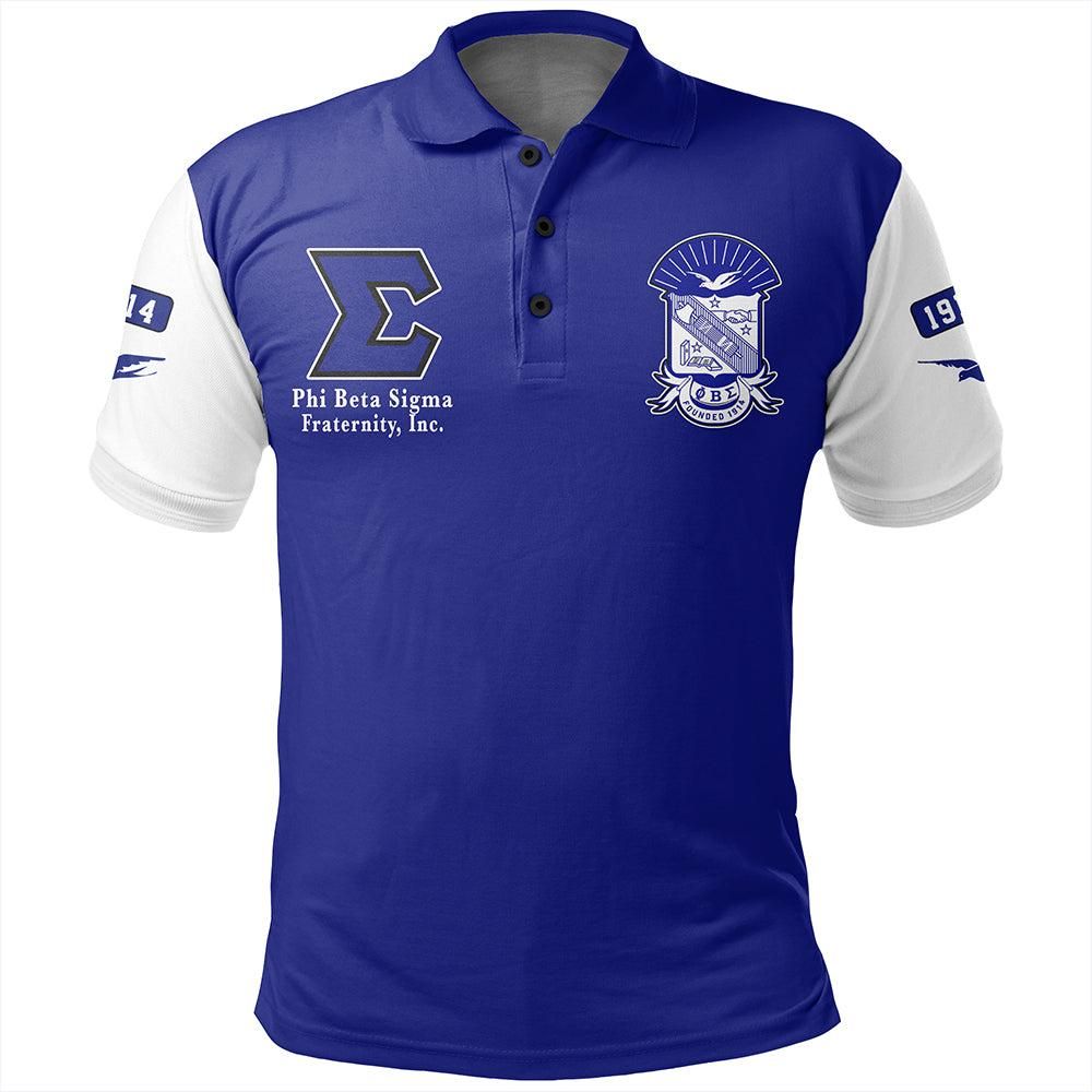 Phi Beta Sigma Varsity Polo Shirt T09