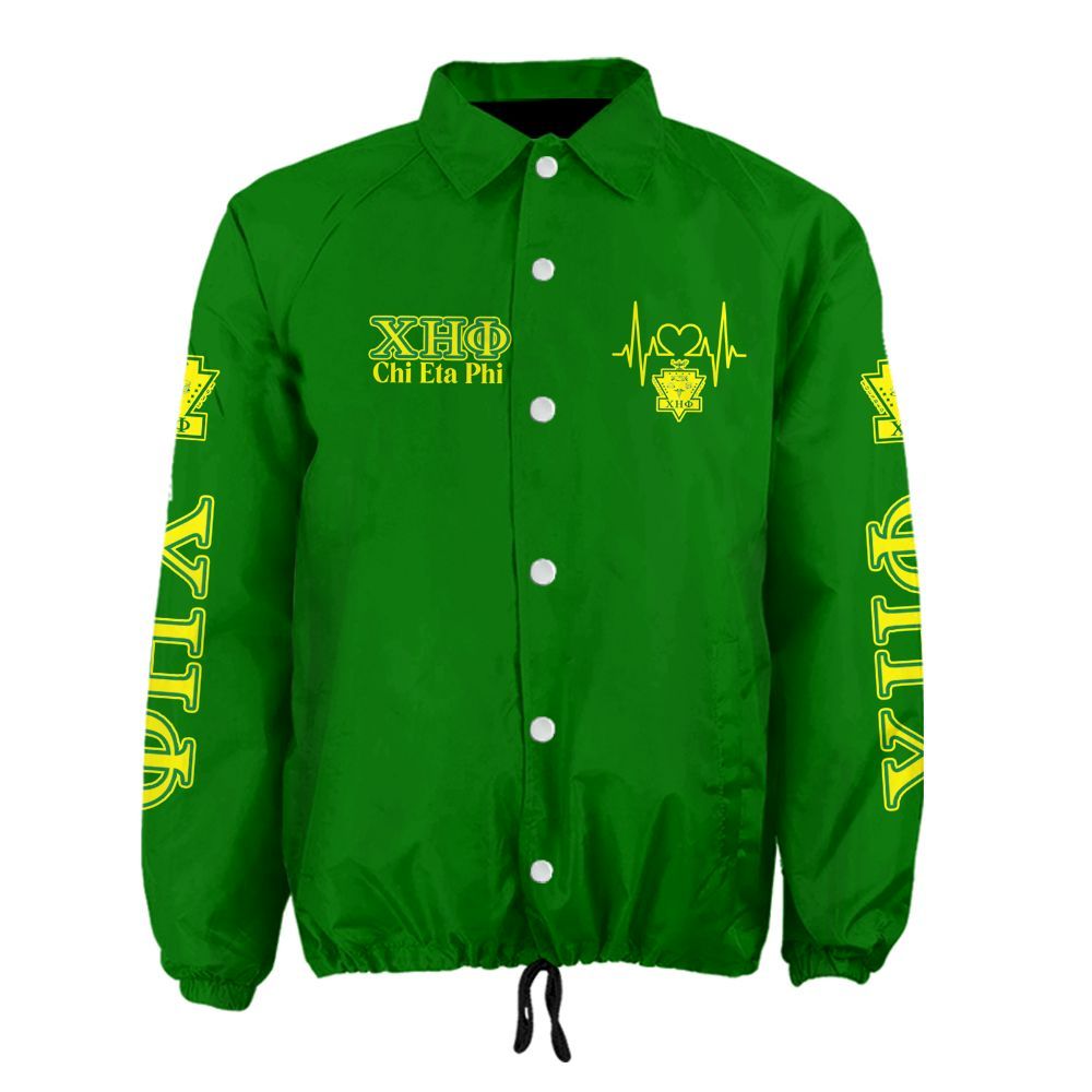 Ireishprint Chi Eta Phi Crossing Jacket, Service For Humanity Jacket Chi Eta Phi Sorority Crossing Jacket