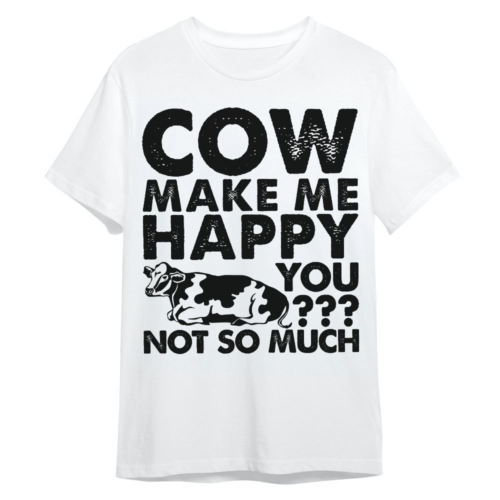 Amare Box Cow Farm Shirt, Cow Make Me Happy, Funny Cow, Cow Life, Dairy Cow, Cow Shirt, Farm Shirt, Vector Gift Shirt For Cow Lover Unisex Shirt