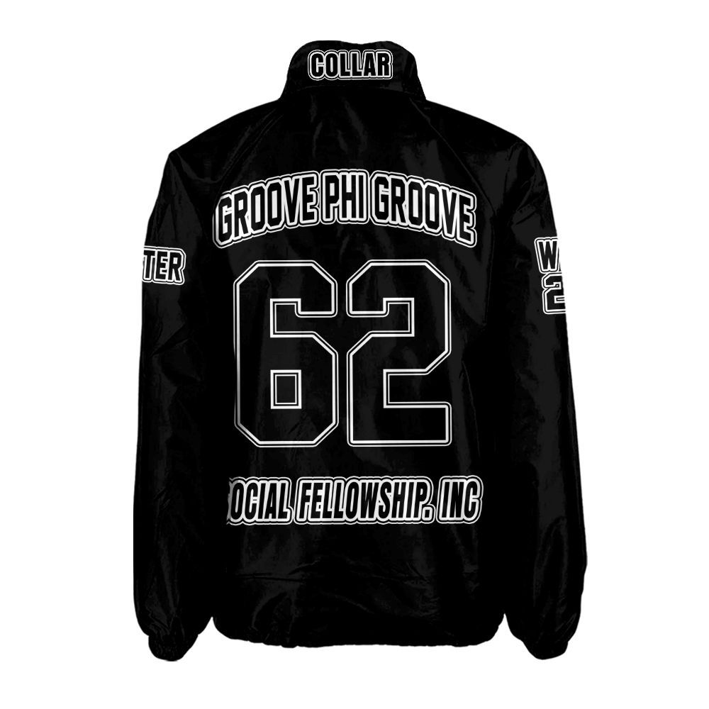 Ireishprint Groove Phi Groove Custom Line Crossing Jacket, Personalized White Black Jacket Groove Phi Groove Crossing Jacket
