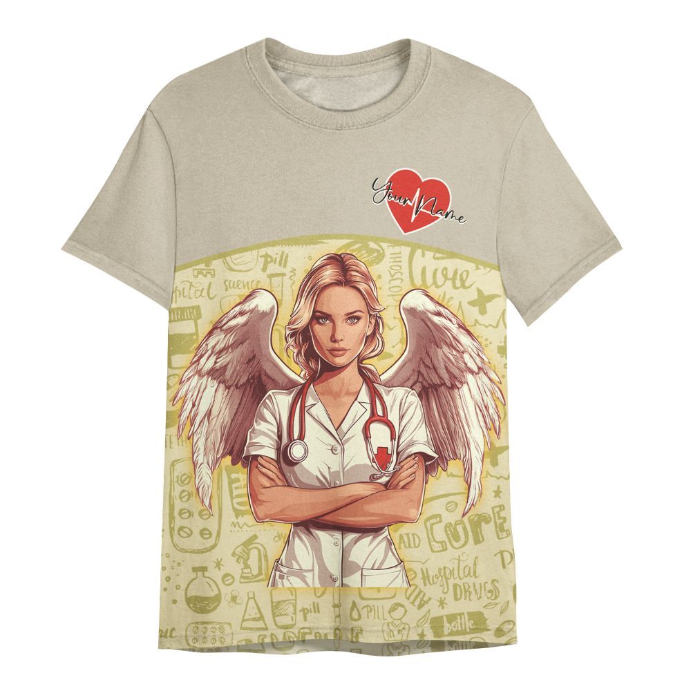 Amare Box Nurse Shirt, Nurses Make It Better Custom Name Shirt, Angle Nurse, Nurse Stuff, Nurse Coquette, Gift For Nurse All Over Print Unisex Shirt