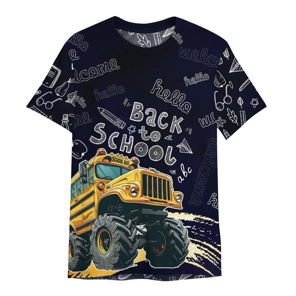 Amare Box School Bus Teacher Welcome, Teacher Back To School Team Best Gift B2S Day Squad Team All Over Print Unisex Shirt