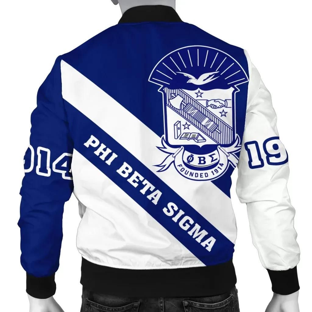 Africa Zone Jacket - Phi Beta Sigma Bomber Jacket - Tech Style - J4