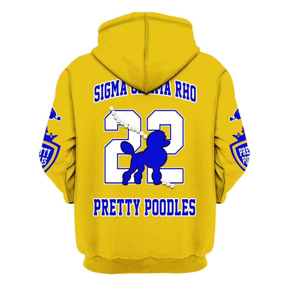 Ireishprint Sigma Gamma Rho Shirt, Pretty Poodles Shirt Sigma Gamma Rho Sorority Hoodie