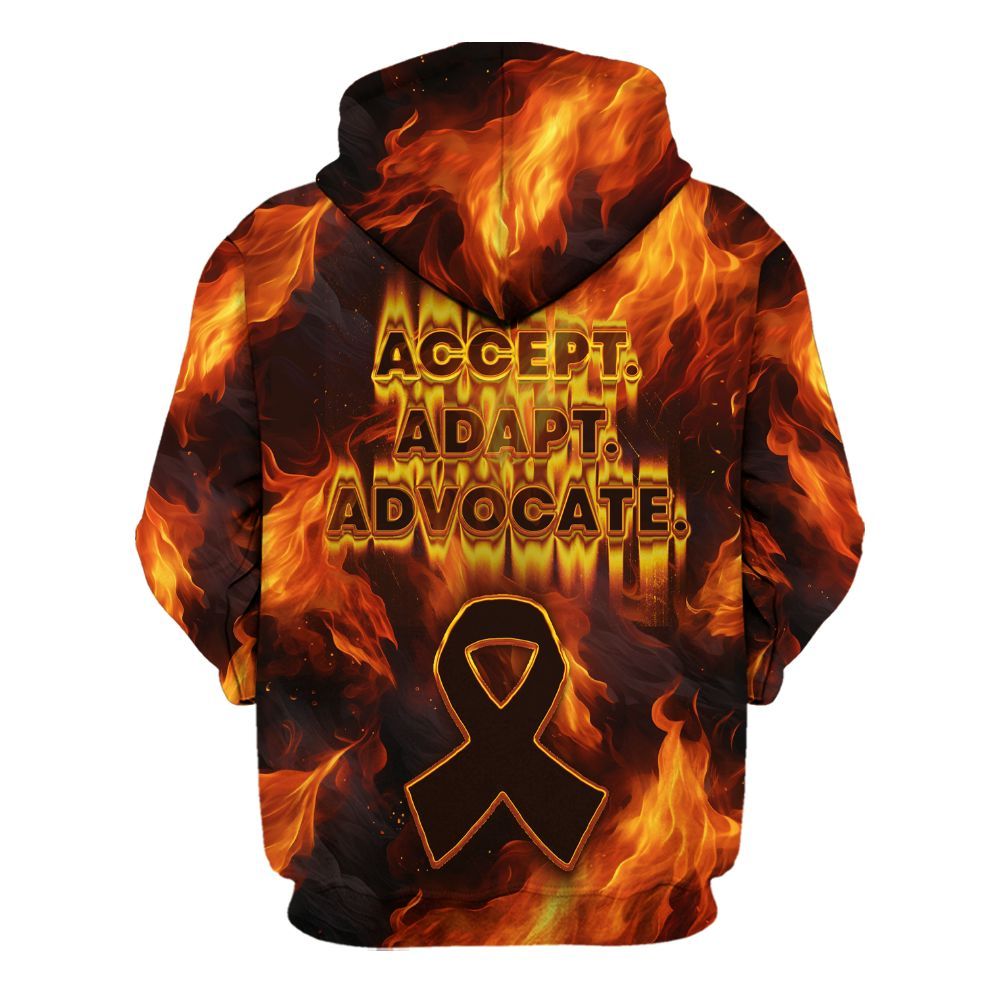 Amare Box Fire Autism Autism Awareness Shirt, Mental Heath Special Education Unisex Hoodie