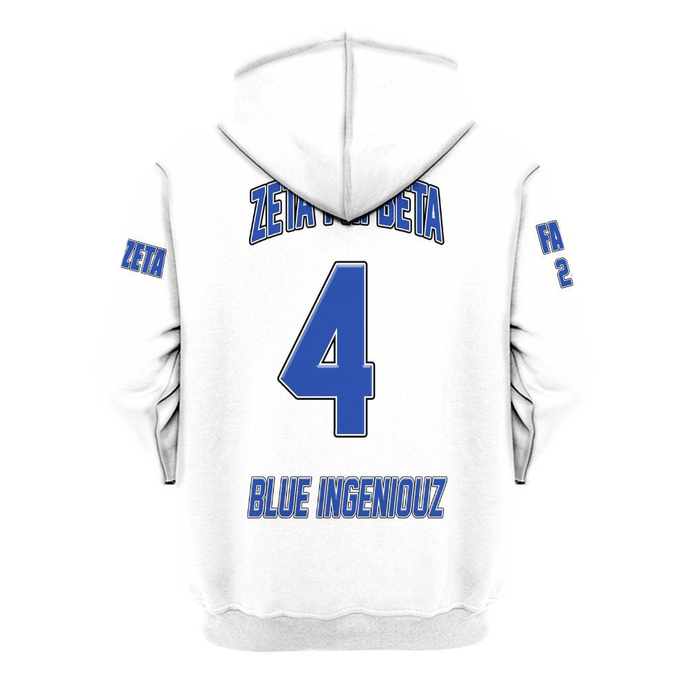 Ireishprint Zeta Phi Beta Custom Chapter Shirt, Personalized Z Phi B White Shirt Zeta Phi Beta Sorority Hoodie