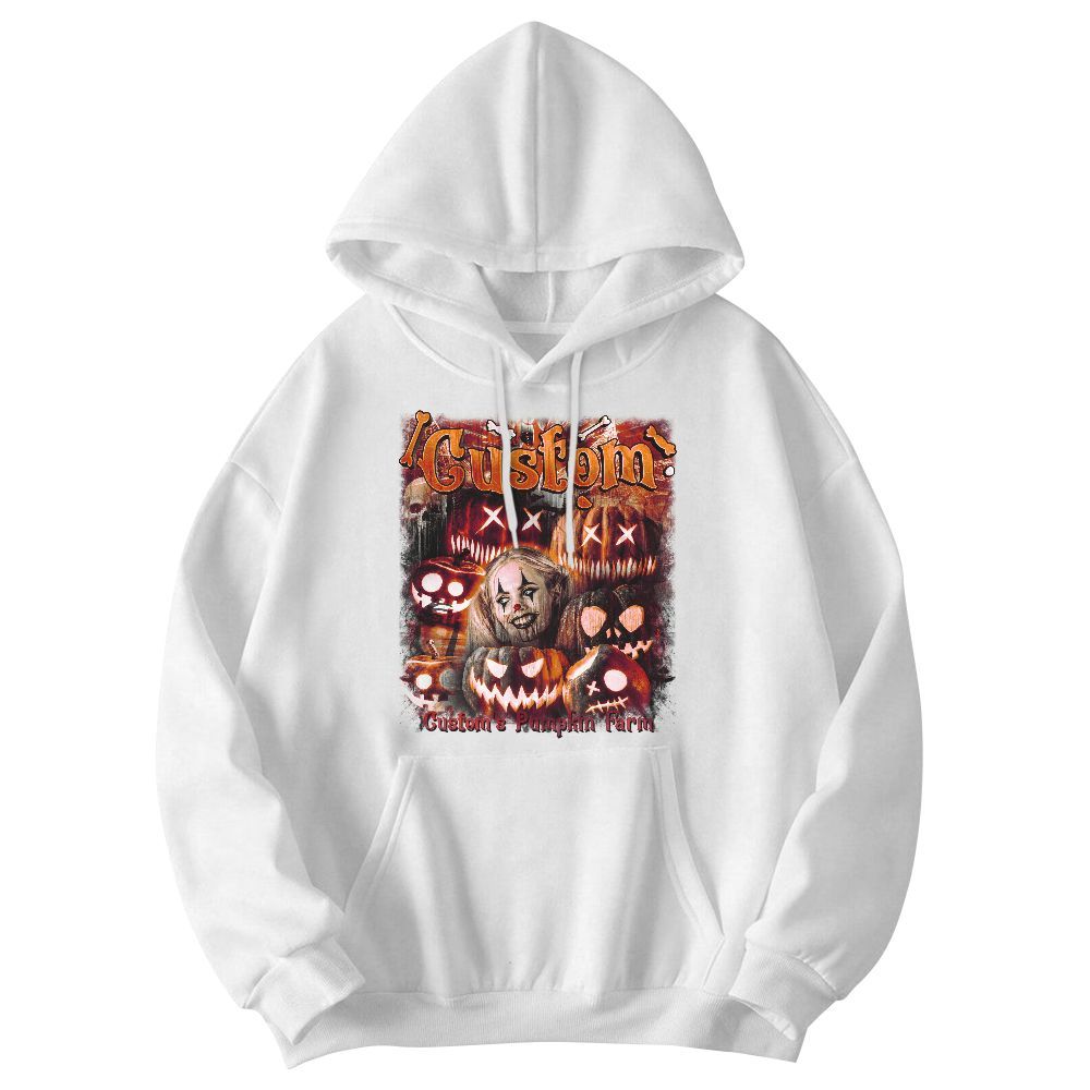 Amare Box Custom Your Own Halloween Bootleg 90s Custom Name, Face Shirt, Retro Vintage Halloween Girl Unisex Hoodie