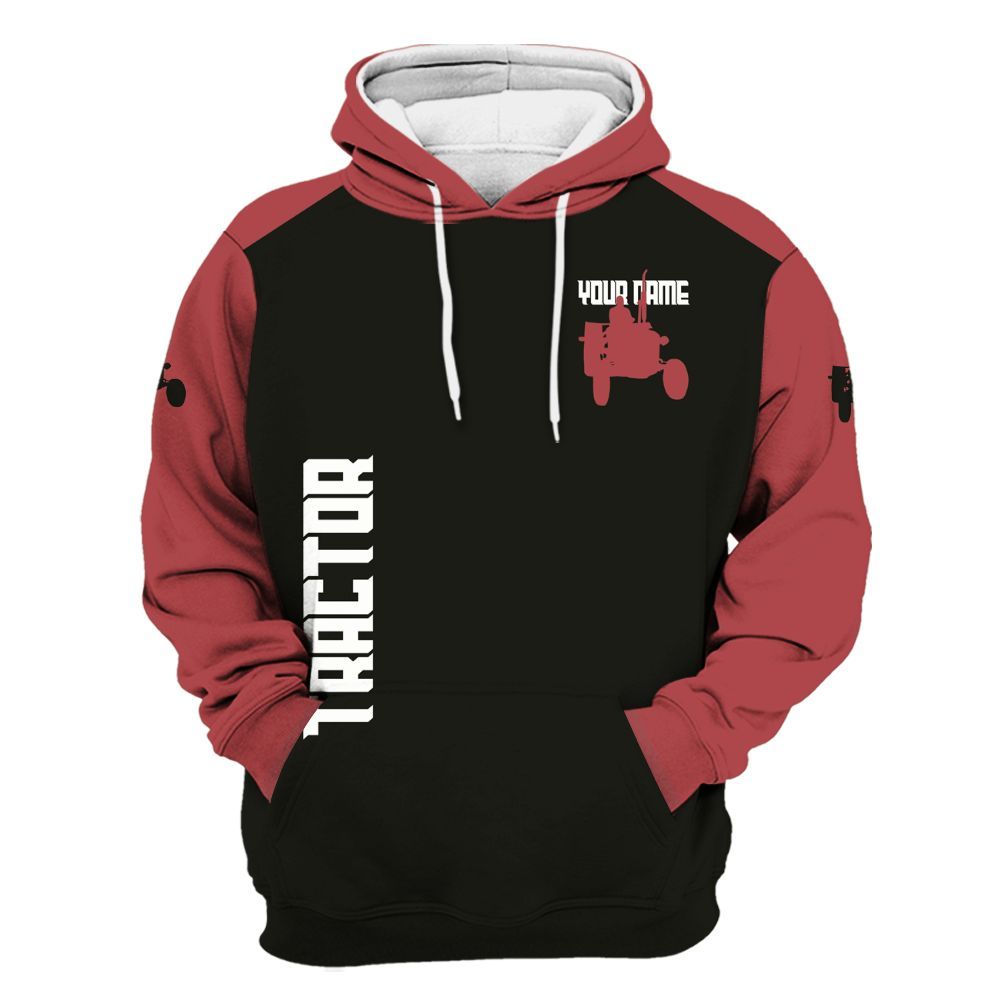 Amare Box Farm Tractor Shirt, This Is How I Roll, Custom Name, Woman Driving Tractor, Vintage Tractor, Gift For Farmer Woman Unisex Hoodie