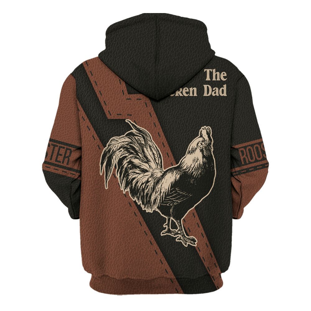 Amare Box Farm Shirt, The Chicken Dad, Chicken Shirt, Funny Chicken, Poultry Farm, Chicken Lover, Graphic Custom Name Gift Shirt For Farmer Unisex Hoodie