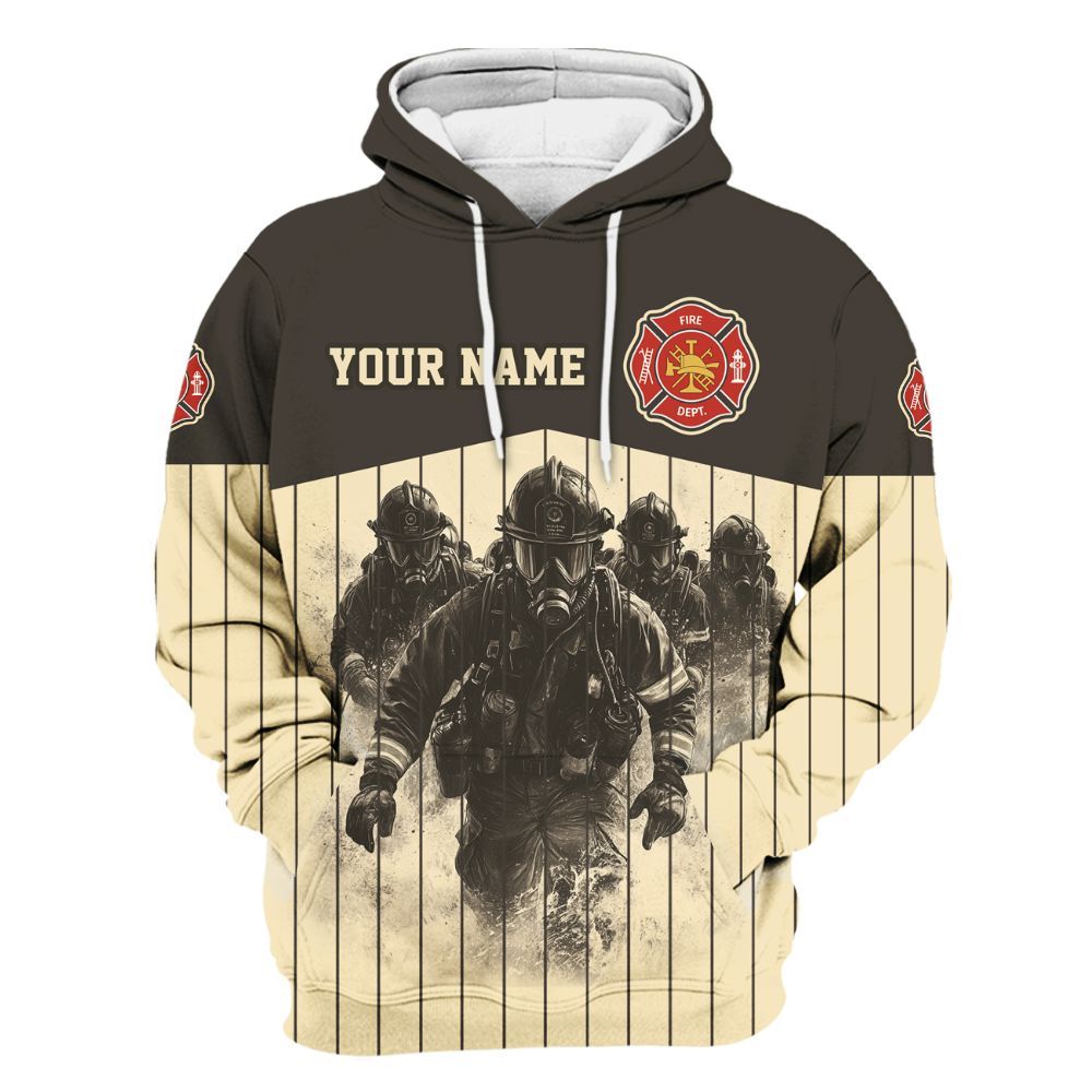 Amare Box Firefighter Shirt, Military Firefighter, Firefighter Support, California Fire, Custom Name Gift Shirt For Fireman Unisex Hoodie