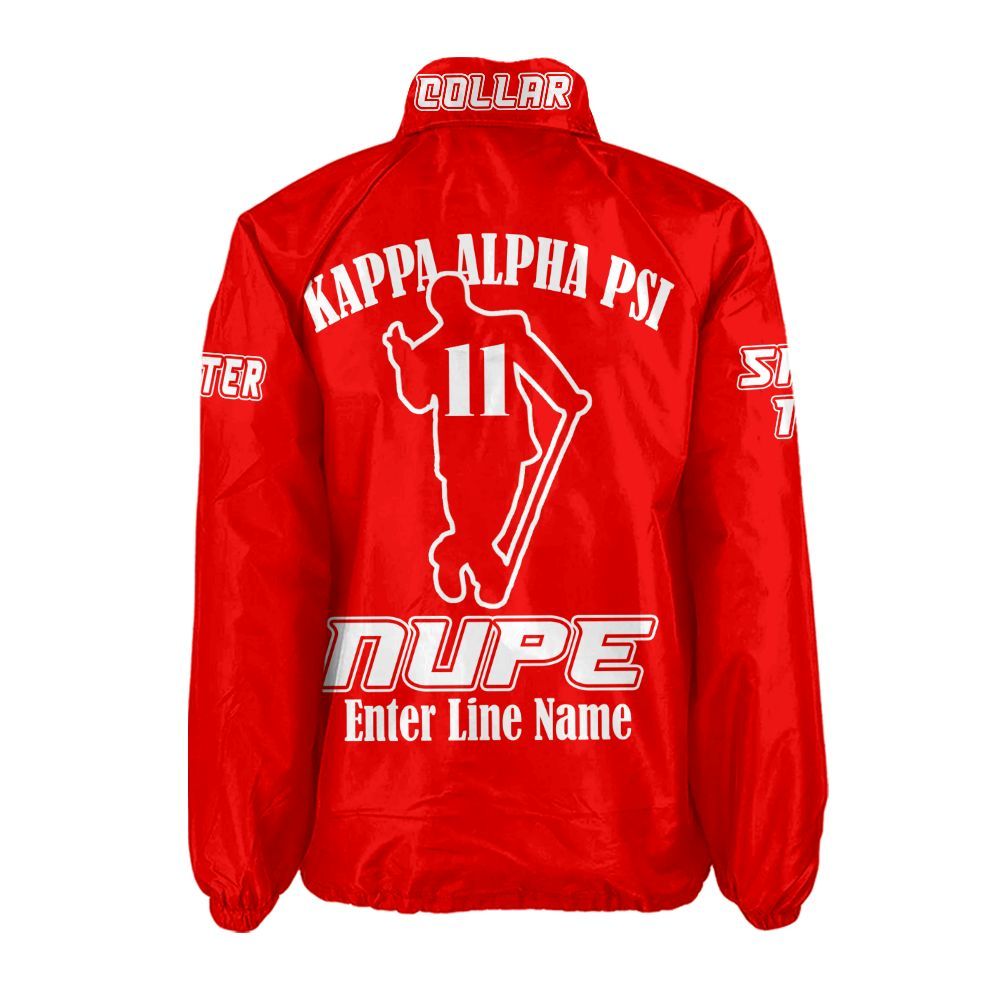 Ireishprint ΚΑΨ Custom Line Crossing Jacket, Personalized Nupe Jacket ΚΑΨ Fraternity Crossing Jacket