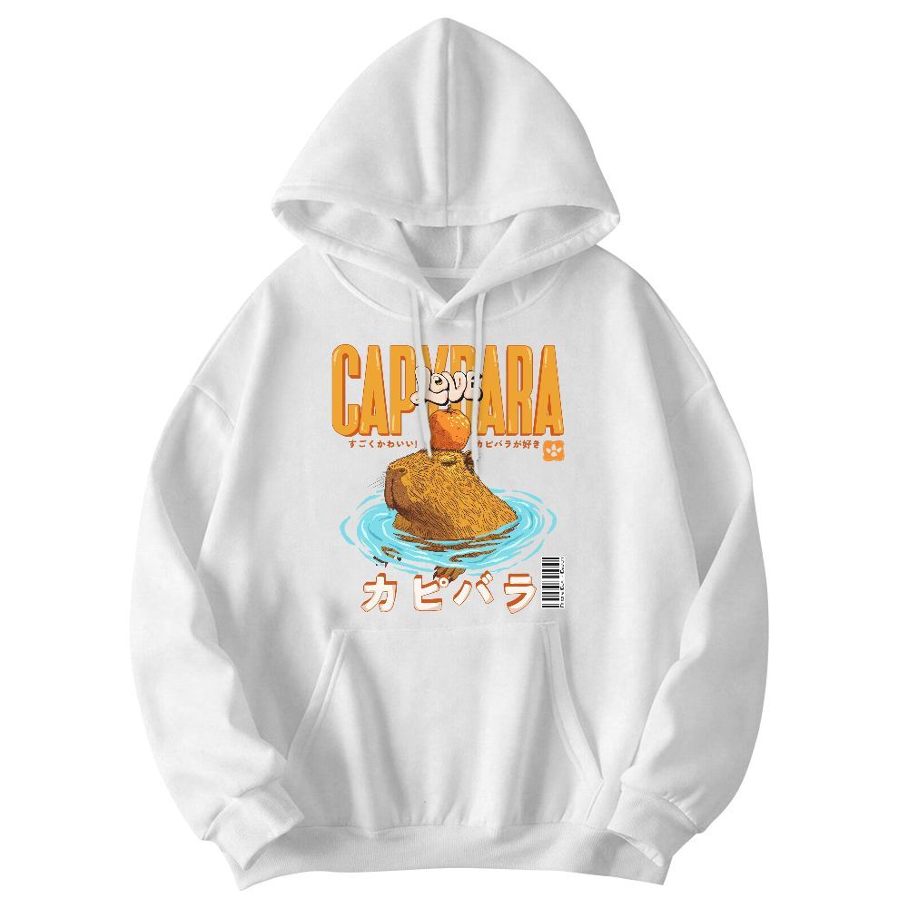Amare Box Capybara Hot Spring Shirt, Supper Cute Capybara Lover Swimming Unisex Hoodie