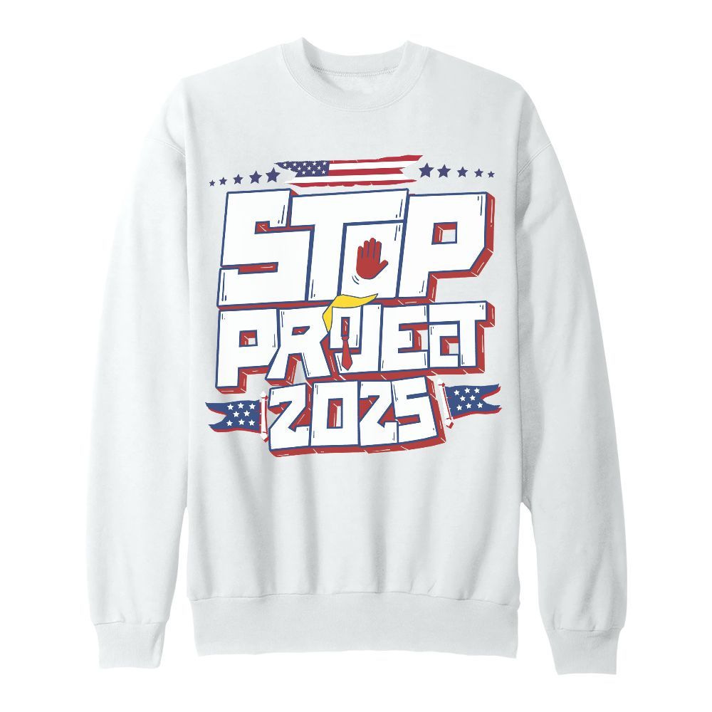 Amare Box Stop Project 2025 Shirt, USA Election Tee, America Streetwear Gifts Unisex Sweatshirt