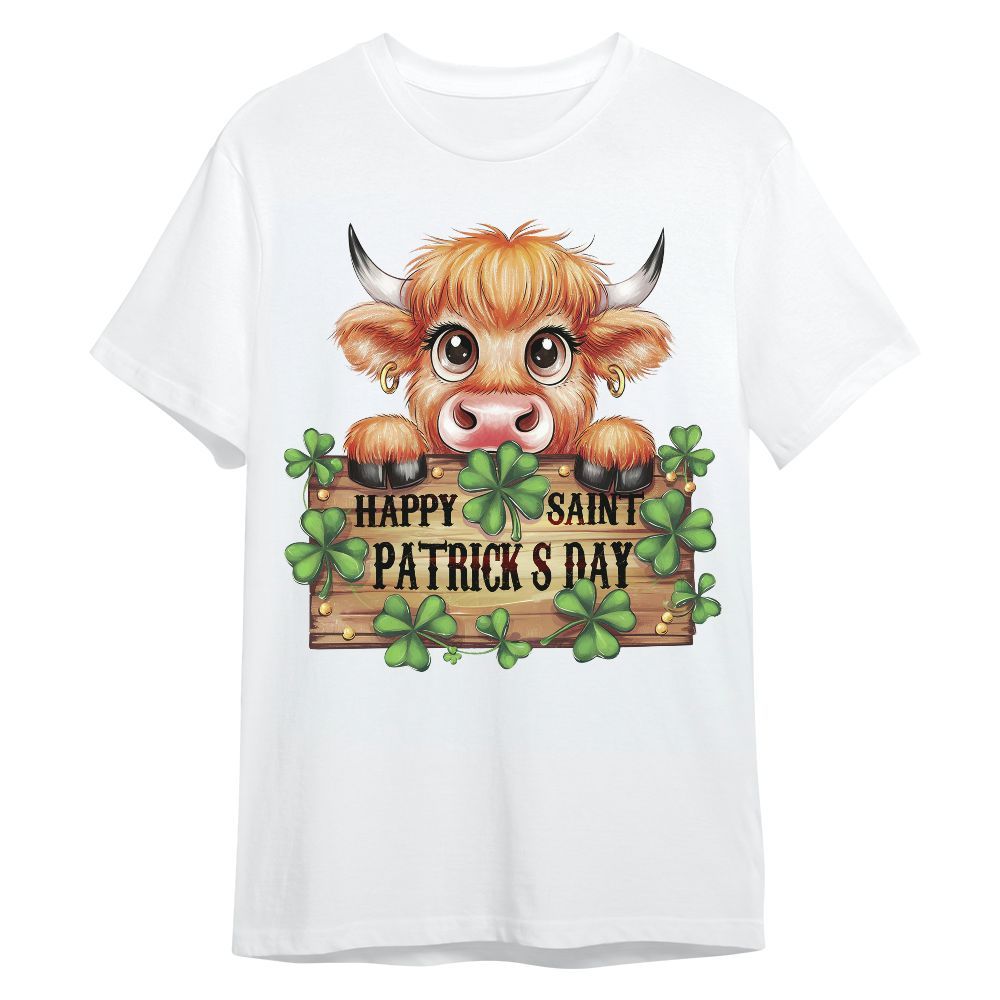 Amare Box Cow Farm Shirt, ST Patrick's Day Cow, Happy Saint Patrick's Day, Cute Cow, Farm Shirt, Cow Shirt, Holiday Gift For Cow Lover Unisex Shirt