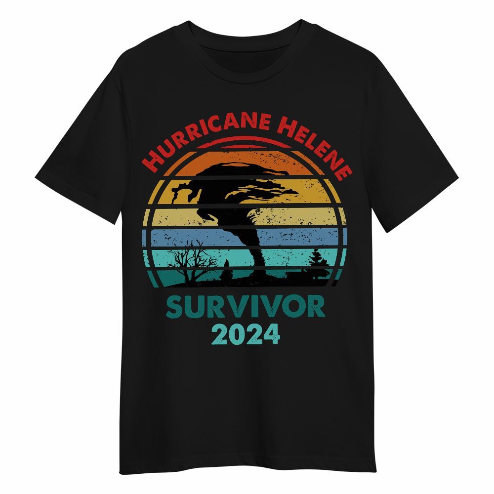 Amare Box Retro Storm Hurricane Helene 2024 Shirt, Hurricane Relief Western Strong Together Gift Unisex Shirt